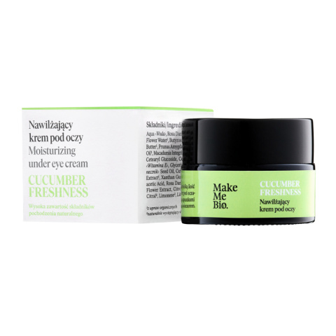CUCUMBER FRESHNESS krem pod oczy Make Me Bio 15 ml CUCUMBER FRESHNESS krem pod oczy Make Me Bio 15 ml