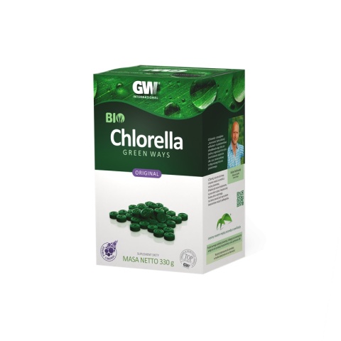 Chlorella Green Ways CHLOROFIL tabletki 1320 szt. 330 g Chlorella Green Ways CHLOROFIL tabletki 1320 szt. 330 g
