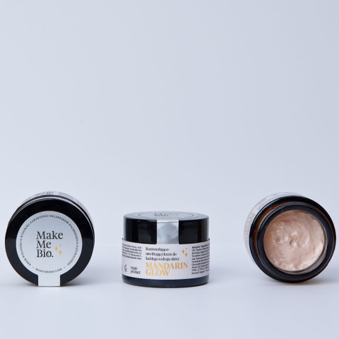 Mandarin Glow Krem nawilżający do twarzy Make Me Bio 30 ml Mandarin Glow Krem nawilżający do twarzy Make Me Bio 30 ml
